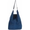 GEANȚĂ DIN PIELE shopper bag Vittoria Gotti denim V3292C